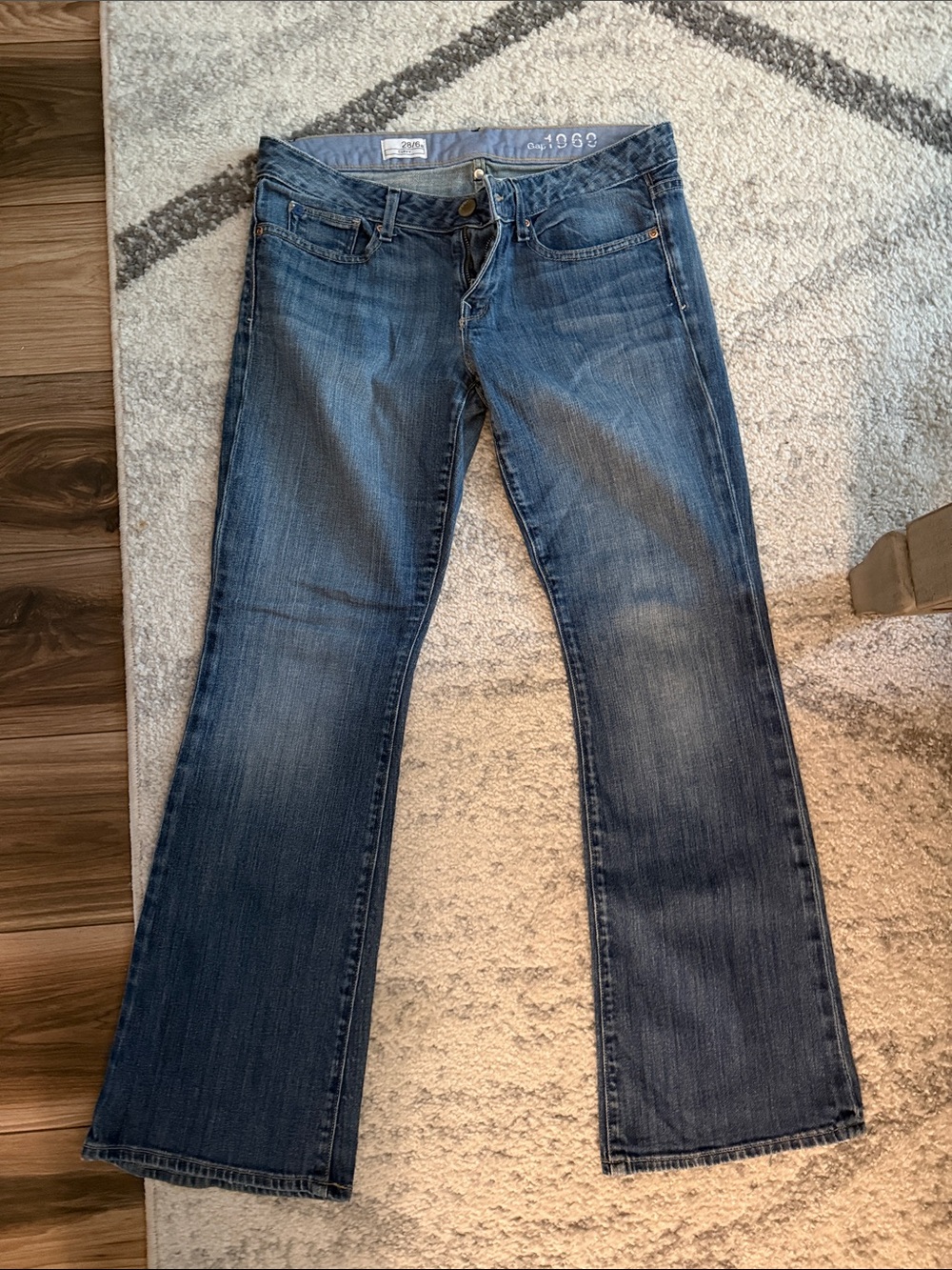 Classic Women's Blue Bootcut Jeans -